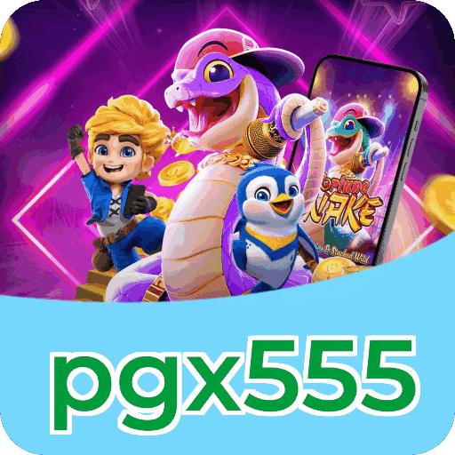 Material promocional do app pgx555 — ilustração, não métricas auditadas nesta página